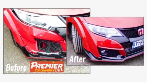 Honda Bodywork And Bumper Accident Repairs By Premier - Coupé, HD Png Download, Free Download