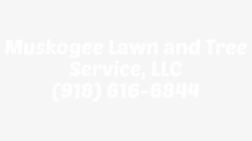 Muskogee Lawn And Tree Service, Llc 616-6844 - Black-and-white, HD Png Download, Free Download
