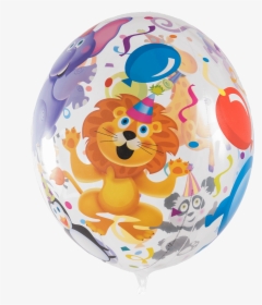 Party Animals Bubble Balloon - Balloon, HD Png Download, Free Download