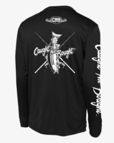 Caught Not Bought Striper Fishing Long Sleeve T-shirt - Long-sleeved T-shirt, HD Png Download, Free Download
