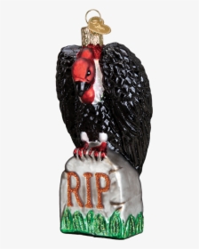 Halloween Vulture On Tombstone Ornament - Vulture Christmas Ornament, HD Png Download, Free Download