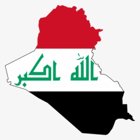 Iraqi - Clipart - Iraq Flag Map Clipart, HD Png Download, Free Download