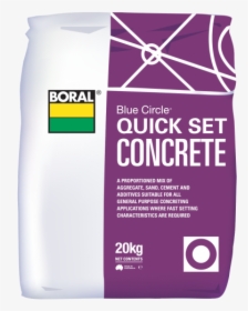 Boral Quick Set Concrete, HD Png Download, Free Download