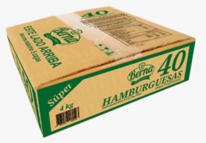 Hamburguesa Caja - Caja De Carne Para Hamburguesa, HD Png Download, Free Download