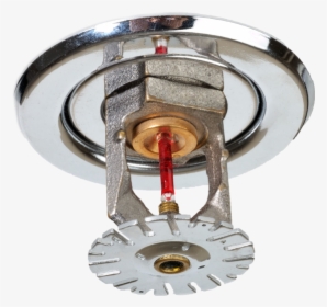 Chrome Fire Suppression Sprinkler Head - Fire Alarm With Water, HD Png Download, Free Download