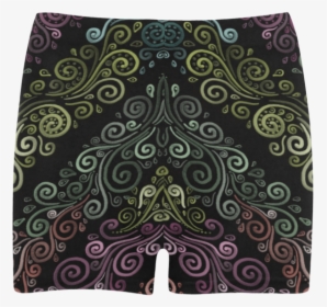 Psychedelic Pastel Rainbow Briseis Skinny Shorts - Tennis Skirt, HD Png Download, Free Download