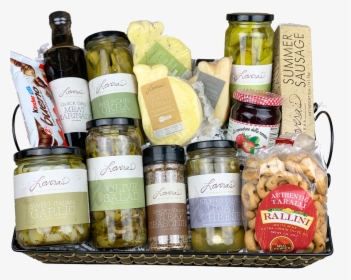 Mama Mia Gift Basket - Glass Bottle, HD Png Download, Free Download