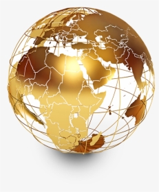 Gold Globe Png - New World Wealth Report 2018, Transparent Png, Free Download
