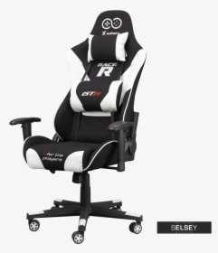 Gadrar Gaming Chair Black And White - Gtracing Gaming Chair, HD Png Download, Free Download