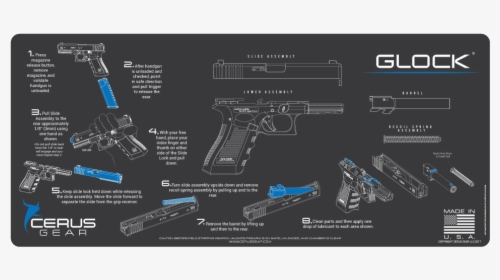 Glock Field Strip Mat, HD Png Download, Free Download