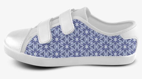 Blue Starburst Velcro Canvas Kid"s Shoes - Slip-on Shoe, HD Png Download, Free Download