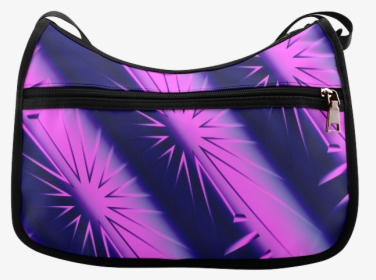 Purple And Blue Starburst Abstract Crossbody Bags - Handbag, HD Png Download, Free Download