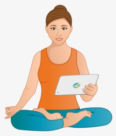 518 X 604 - Yoga Teacher Cartoon Figures, HD Png Download, Free Download