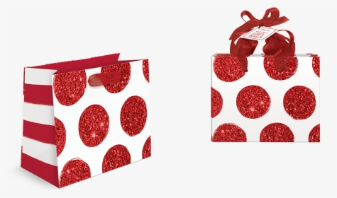 Red Bold Dot Small Gift Bags - Illustration, HD Png Download, Free Download