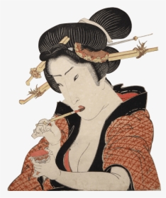 Beni A Color Charming People Throughout The Ages - Japanese Edo Women Makeup, HD Png Download, Free Download