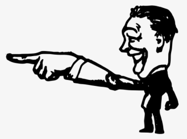 Man Pointing Finger - Illustration, HD Png Download, Free Download