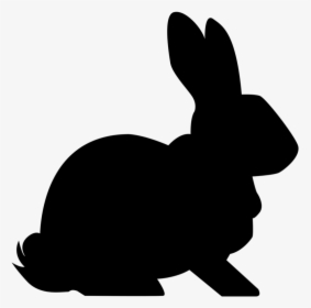 Easter Bunny Rabbit Clip Art - Rabbit Silhouette Clipart, HD Png Download, Free Download