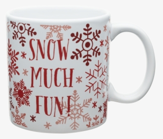 Hd Red Snowflake Mug - Mug, HD Png Download, Free Download