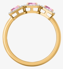 Treasure Box Garland Emerald Pink Sapphire 18kt Yellow - オレフィーチェ ローレル リング, HD Png Download, Free Download