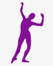 Silhouette Dance Move Clip Art - Silhueta Pessoas Dançando Neon Png, Transparent Png, Free Download