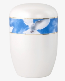 Flying Dove Biodegradable Urn - Blue And White Porcelain, HD Png Download, Free Download