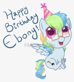 Mobubbles, Artist Pony, Birthday, Birthday Gift, Blue - Cartoon, HD Png Download, Free Download