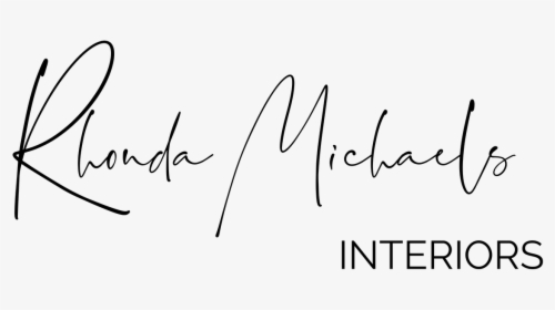 Rhonda Michaels Interiors - Calligraphy, HD Png Download, Free Download