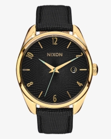 Nixon Bullet Black Gold Leather, HD Png Download, Free Download