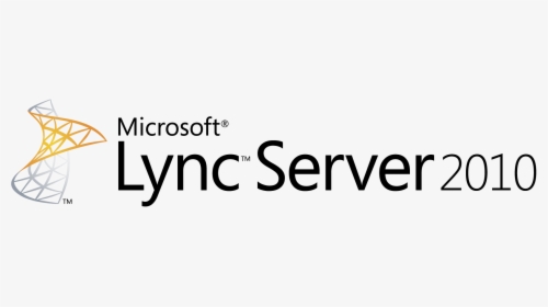 Lync Server Logo 2010 Horizontal Transparent - Microsoft Lync Server Logo Transparent, HD Png Download, Free Download