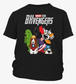 Bhvengers Shirt Basset - Bull Avengers Logo, HD Png Download, Free Download