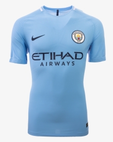 Manchester City Home Authentic Jersey 2017/18 - Active Shirt, HD Png Download, Free Download