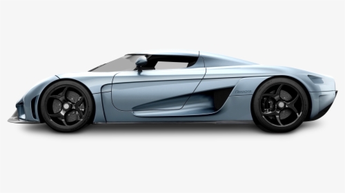 Blue Koeninsegg Regera Car Png Image - Koenigsegg Regera Side, Transparent Png, Free Download