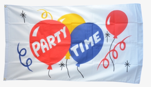 Party Time Flag - Party Time, HD Png Download, Free Download