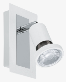 Sarria Led Wall Mounted Spotlight White, Chrome - Light Fixture, HD Png Download, Free Download