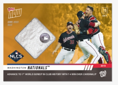 Game Used Base Relic - Washington Nationals, HD Png Download, Free Download