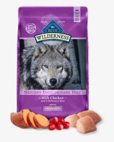 Blue Wilderness Adult Small Bite Chicken Dog Dry Food - Blue Buffalo Wilderness Duck, HD Png Download, Free Download
