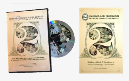 2doc Dvd Book Combo Png - 2 Dollar Bill Cool Design, Transparent Png, Free Download
