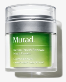 Retinol Youth Renewal Night Cream Bottle - Murad Retinol Youth Renewal Night Cream, HD Png Download, Free Download