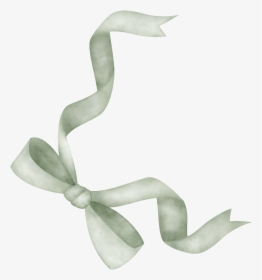Green Cute Bow Transparent - Swan, HD Png Download, Free Download