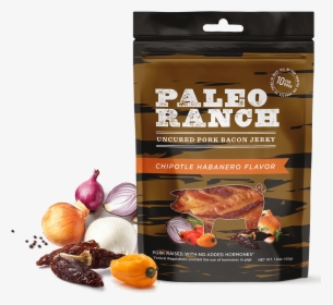 Paleo Ranch Uncured Pork Bacon Jerky Sweet Bbq Flavor, HD Png Download, Free Download