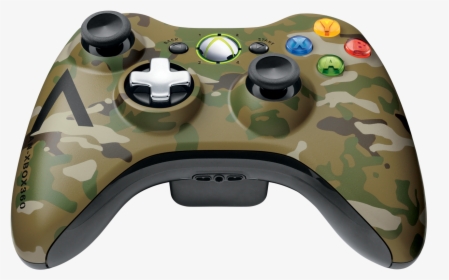 Xbox 360 Wireless Camo Controller Png, Transparent Png, Free Download