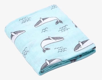 Petite Bello Swaddle Whale Animal Print Baby Swaddle - Humpback Whale, HD Png Download, Free Download