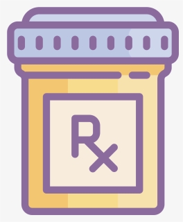 Pill Bottle Icon - Prescription Clipart, HD Png Download, Free Download