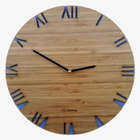 Roman Numeral Bamboo Clock By Capeclocks - Clock, HD Png Download, Free Download