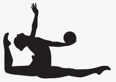 Rhythmic Gymnastics Sport Silhouette - Sports Silhouettes, HD Png Download, Free Download