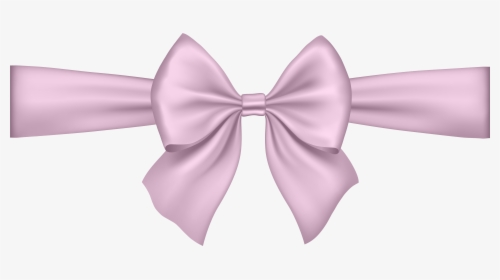 Bow Soft Pink Transparent Png Clip Art - Soft Pink Bow Png, Png Download, Free Download