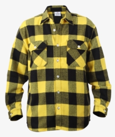 Extra Heavyweight Buffalo Plaid Flannel Shirt"     - Yellow Plaid Flannel Shirt, HD Png Download, Free Download