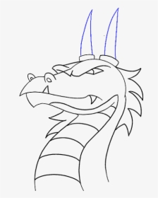 How To Draw Dragon Head - اموزش نقاشی سر اژدها, HD Png Download, Free Download