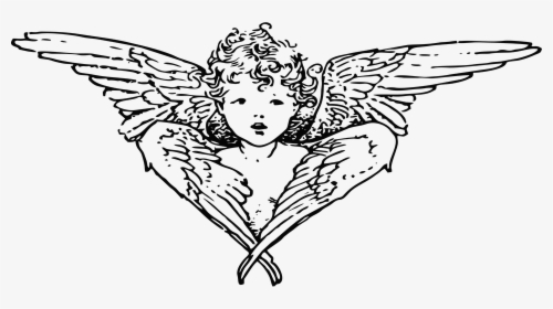 Easy Cherub Angel Drawing, HD Png Download, Free Download