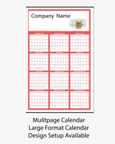 Calendar 2018 Ata Glance, HD Png Download, Free Download